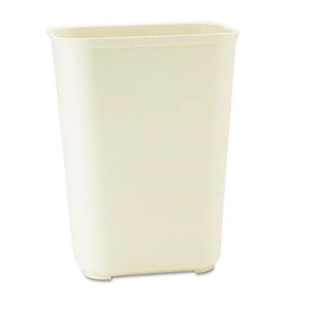 Pinpoint Fire-Resistant Wastebasket Rectangular Fiberglass 10 gal Beige PI2769690